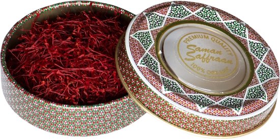 Saman Saffraan 2 gram – Premium kwaliteit 100% pure & gecertificeerde Iraanse Super Negin Saffraan