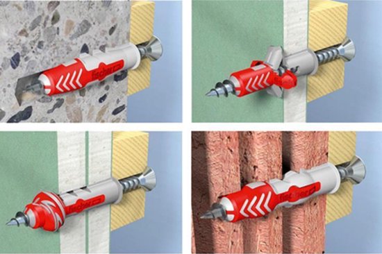 Fischer Duopower plug 6x30 S met schroeven