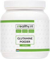 iHealthy L-glutamine 100% zuivere poeder | 500 gram | herstel en opbouw van de spieren