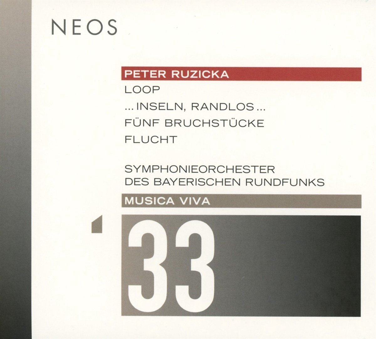 Symphonieorchester Des Bayerischen Rundfunks - Ruzicka: Musica Viva 33 (CD)