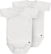 Woody  Newborn Body Korte Mouw Duopack Roze 6m