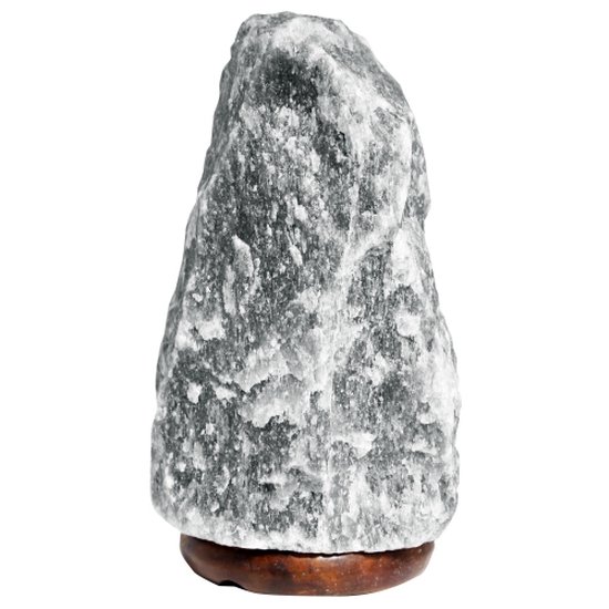 Himalaya Zoutlamp - Grijs - 1.5 - 2kg - 17x14cm