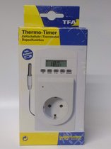 TFA Thermo Timer Digitale klokthermostaat - 16A - 3500 Watt met stekkerdoos NL-BE