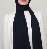 Hoofddoek Chiffon Oxford Blue – Hijab – Sjaal - Hoofddeksel– Islam – Moslima