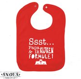Slab Rood Met Tekst Ssst Papa en ik kijken Formule 1 * Snoes * Kraam Cadeau * Geboorte Kado * Vader Cadeau * Cadeau voor Pappa