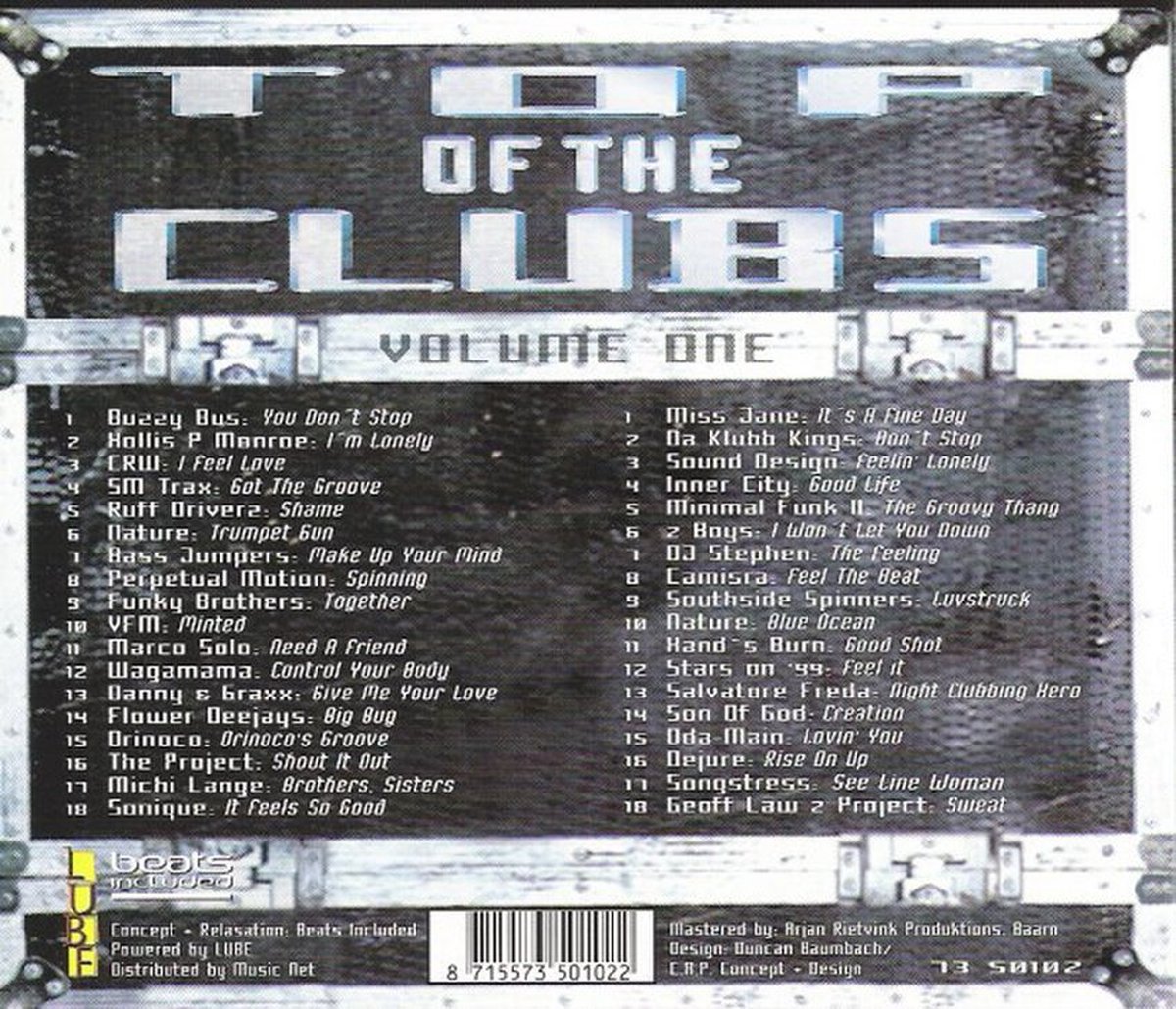 top of the clubs - volume one