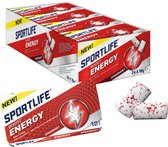 Sportlife Boost Energie  24 pakjes (van 18g) - Kauwgom - Frissse Energy kauwgom met vitamine  en cafaine-Suikervrij