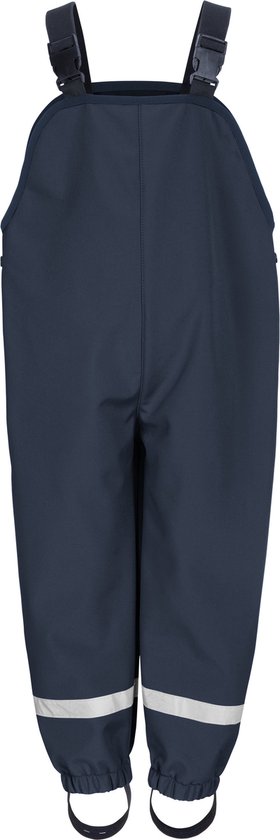 Playshoes - Softshell broek met bretels voor kinderen - Donkerblauw - maat 80cm