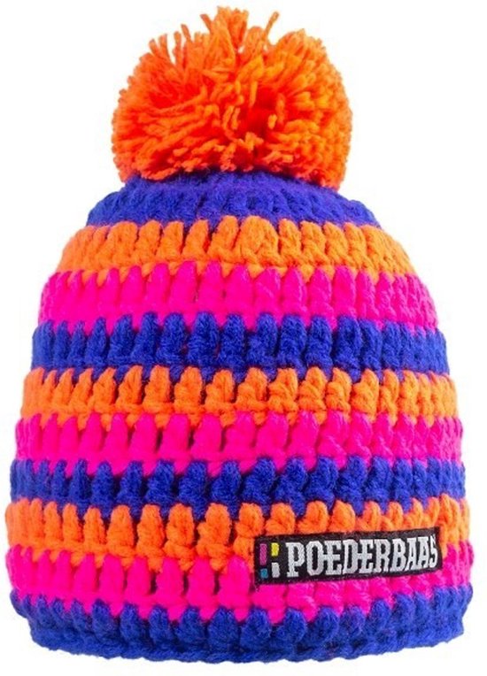 Poederbaas Short-Colourfull Beanie Muts (Sport) - Unisex - oranje - roze -  blauw | bol.com