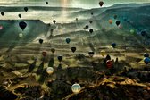Luchtballonnen boven Cappadocië op puzzel - Extra Moeilijke Puzzel 1500 stukjes | Landschap - Fons Kern
