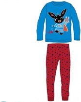 Bing pyjama blauw-rood 110
