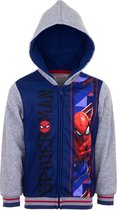 Spiderman Marvel Hoodie met rits - Sweater met capuchon. Maat 116 cm / 6 jaar.