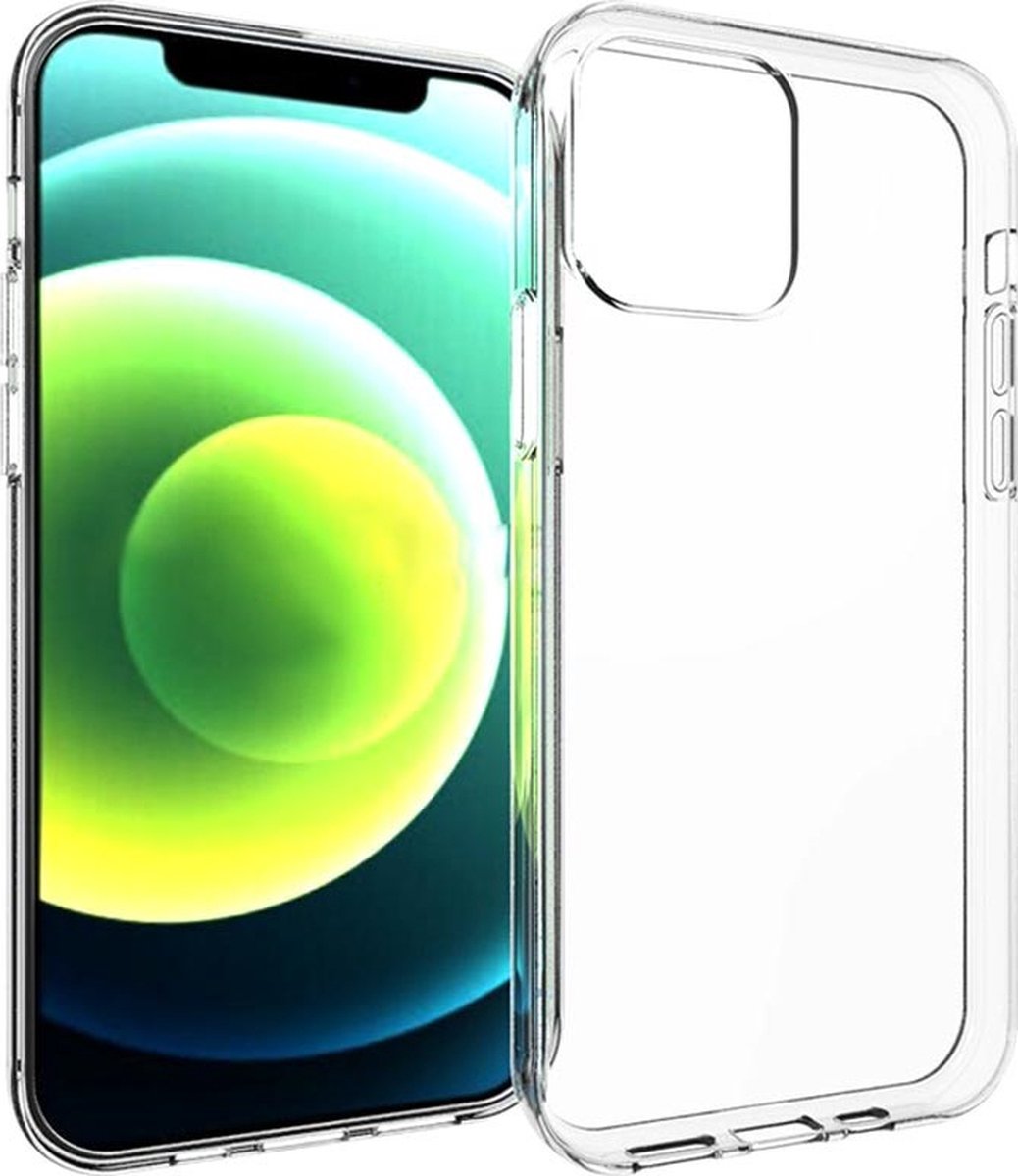 Iphone hoesje - Iphone 13 - cover - case - siliconen - transparant -