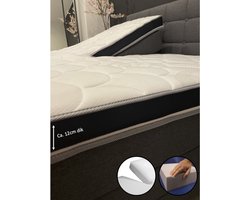 Hilton Hotel Splittopper - 140x200 - HARD - Hybride schuim - ca. 12 cm dik - Cool & Fresh - SPLIT