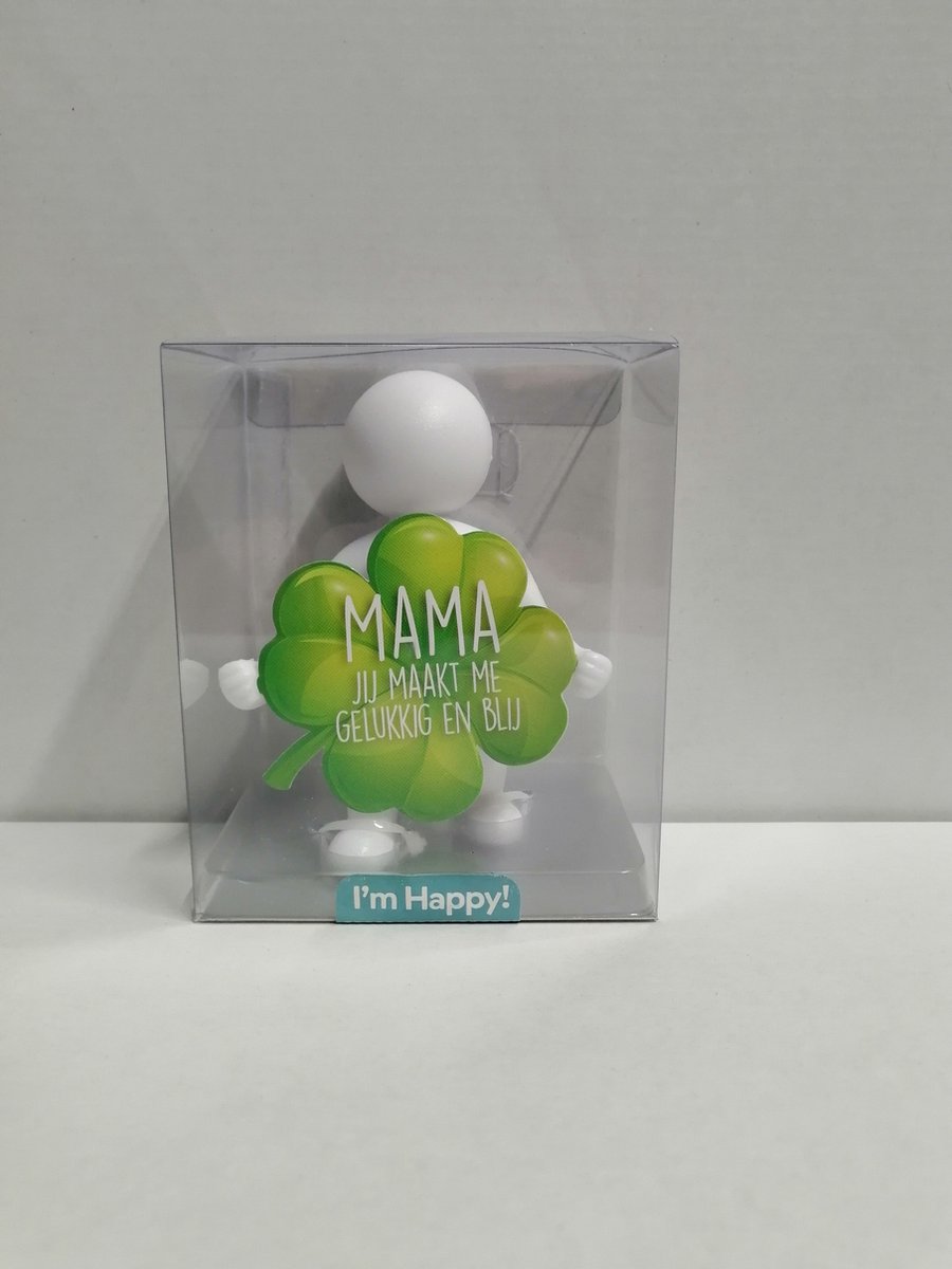 Geschenkpopje - Mama jij maakt me gelukkig en blij - gift set - cadeau