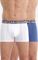 DIM 3D Flex Air -Sport Onderbroeken - Ademend - Heren - Boxershort - Blauw/Wit - Maat L