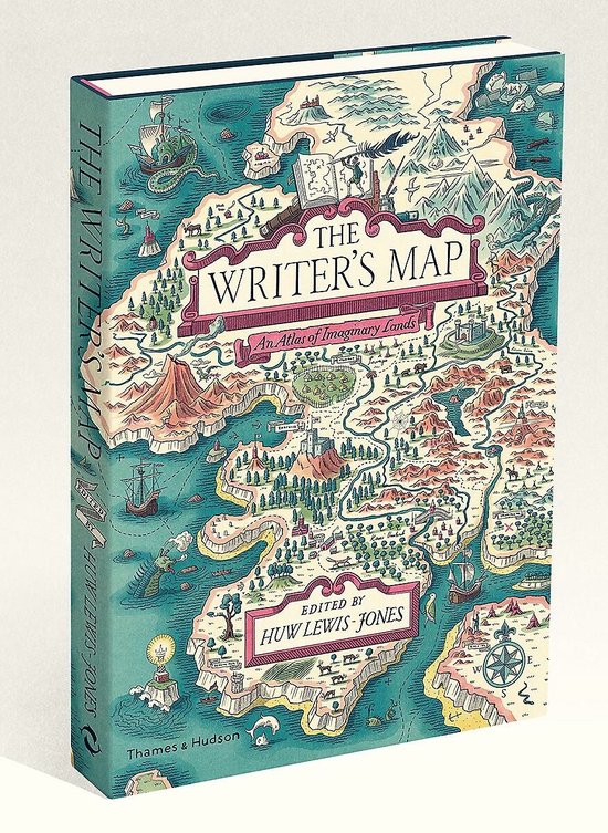 Boek cover The Writers Map van Huw Lewis-Jones (Hardcover)
