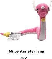 Pokemon - Knuffel - Dragonair - Shiny version - Roze - 68 cm