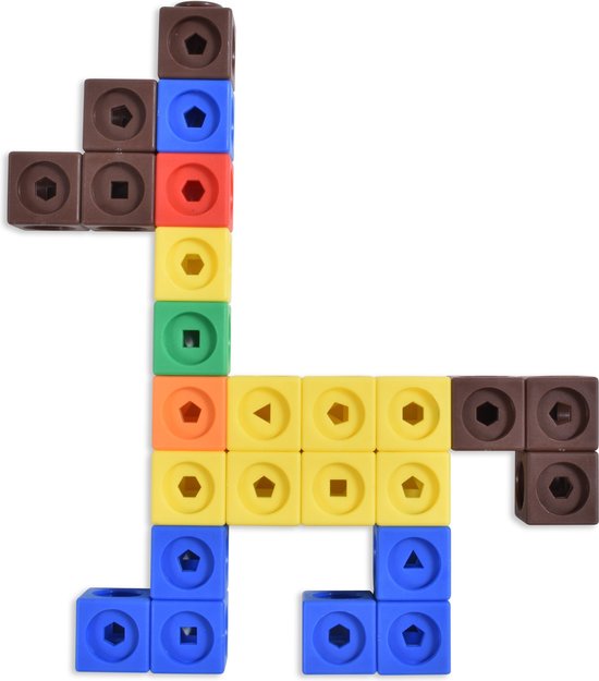 Thumbnail van een extra afbeelding van het spel Geometrische linking cubes
