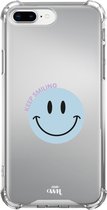 xoxo Wildhearts case voor iPhone 7/8 Plus - Smiley Blue - xoxo Wildhearts Mirror Cases