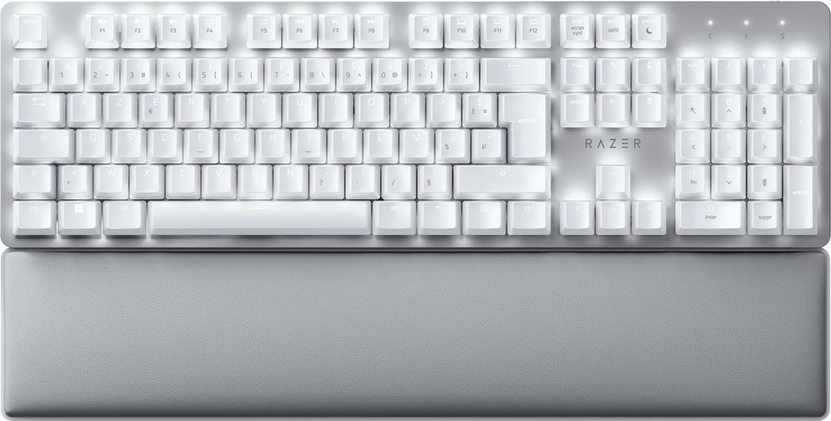 Razer Pro Type Ultra Draadloos Azerty Toetsenbord - Wit