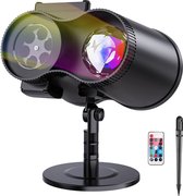 Kerstverlichting | 2 in 1 LED Projector | 20 folie effectlichten | Kerst | Nieuwjaar | Pasen | Halloween |Sneeuwvlokken | Beamer | Binnen & Buiten | Waterdicht IP65 | Kerstdecoratie