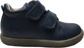 Falcotto Mt 24 velcro's lederen sneakers Anemone Navy