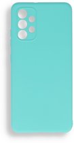 HB Hoesje Geschikt voor Samsung Galaxy A52 & A52S Turquoise - Siliconen Back Cover