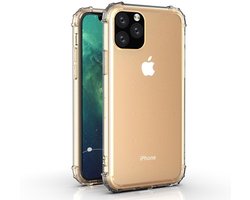 Clear Rugged Case geschikt voor iPhone 11 Pro TPU hoesje met stoot bumpers voor hoeken - Flexibel TPU beschermhoesje - Transparant en schokbestendig geschikt voor Apple iPhone 11 Pro 5.8 inch hoes