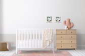 Ingentium© Kinderkamer Decoratie Jungle Dieren Print - set van 2 (2x20x20cm)- kraamcadeau baby gift geschenk geboorte accessoires babykamer poster - welcome magic - kader wall wand frame muur