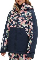 O'Neill Jas Girls Adelite Blauw Met Roze 152 - Blauw Met Roze 55% Polyester, 45% Gerecycled Polyester (Repreve) Ski Jacket