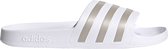 Adidas slippers Adilette - UK 9 (maat 43) - wit/zilver