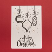 Kerst Nieuwjaarskaarten  met Goudfolie set 10 kaarten