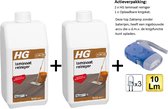 HG laminaatreiniger  (product 72) 1L	- 2 stuks + Zaklamp/Knijpkat