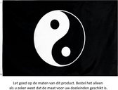 Vlag 150x90CM - yin-yang yinyang peace tao taoism yin yang - Polyester Vlag