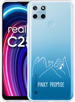 Realme C25Y Hoesje Pinky Promise - Designed by Cazy