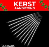 Voltronic Kerstverlichting - Meteorenregen - Druppelverlichting - 10 LED Sticks - 240 LEDS - Koud/Wit