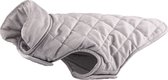 Dogs&Co Velvet Hondenjas Quilted Grijs Maat 3XL
