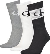 Calvin Klein Jeans 3-Pack Ribbon Monogram Heren Sokken - Maat 40-46