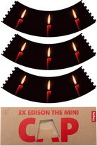 Edison - Mini Cappie - 3st - Kaarsen