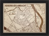 Decoratief Beeld - Houten Van Hendrik-ido-ambacht - Hout - Bekroned - Bruin - 21 X 30 Cm