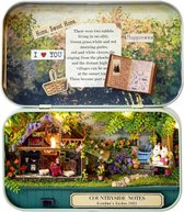 CUTE ROOM – Miniatuur Poppenhuis Bouwpakket in Tinnen Doos – Box Theater Oude Tijd Trilogie Serie – 4004 Countryside Notes
