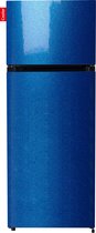 COOLER MEDIUM-FBMET Combi Top Koelkast, F, 164+41l, Blue Metalic Gloss Front