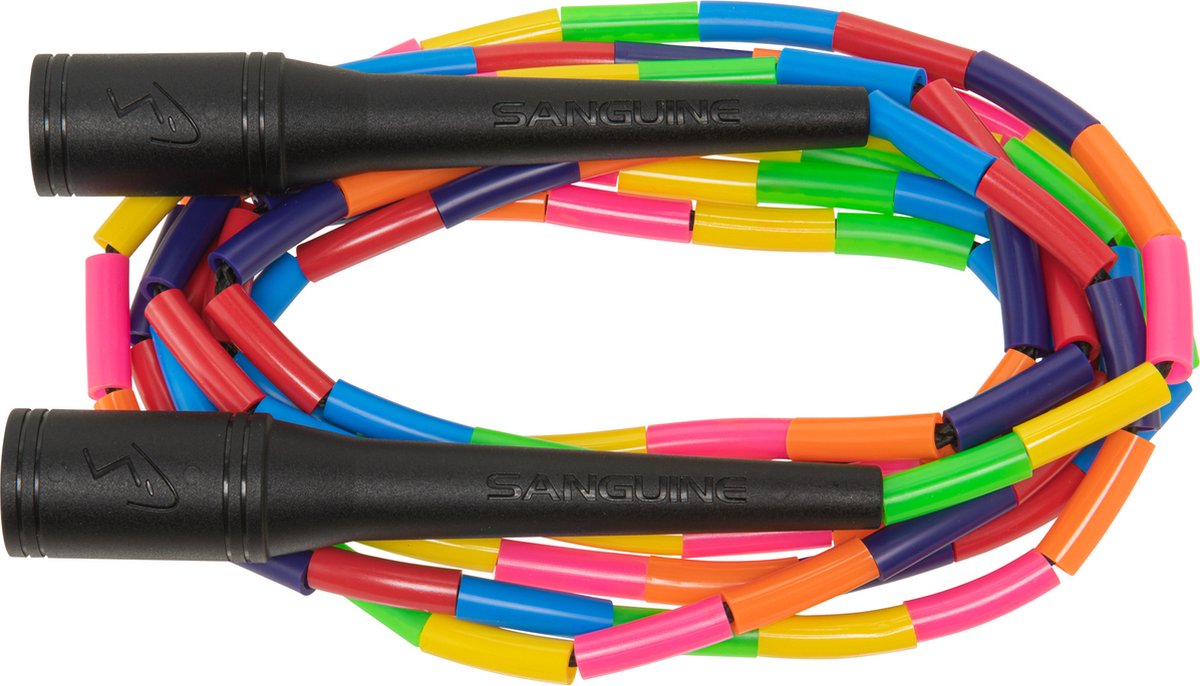 Sanguine MX soft beaded jump rope - Springtouw - Rainbow - 305cm