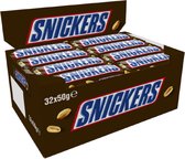 Snickers single 51 gr | 32 stuks | uitdeeldoos
