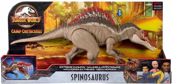 piramide strategie Ontdooien, ontdooien, vorst ontdooien Jurassic World Spinosaurus - Speelgoed Dinosaurus | bol.com
