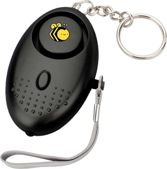 Senioren Alarm x1 Gratis Fietslampjes LED - Persoonlijk Alarmknop - Sleutelhanger Alarmsysteem - 130DB Geluid - Draadloos Personal Alarm -  Beveiliging Alarm - Zelfverdediging - Veiligheid Alarm - Persoonlijke Alarmen - Incl. Batterij - Merkloos