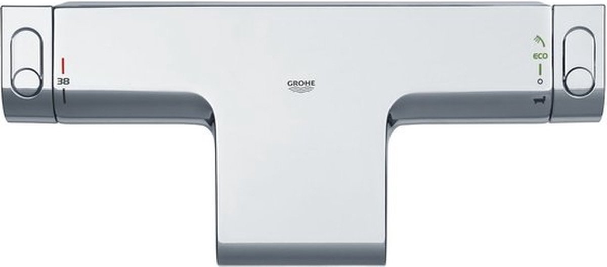 GROHE Grohtherm 2000 New Thermostatische Badkraan - 15cm - zonder tray -  chroom - 34174001 | bol.com
