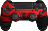 PS4 Controller Sticker - Duurzaam - PlayStation 4 - Foxx Decals® - Battle gear Rood