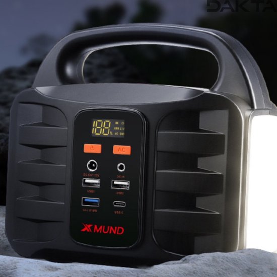 Dakta® Solar Generator - 155Wh - Camping - Draagbare Batterij - Zonne-energie - Solar Batterij - Accu - Kamperen | van Dakta — afbeelding 2